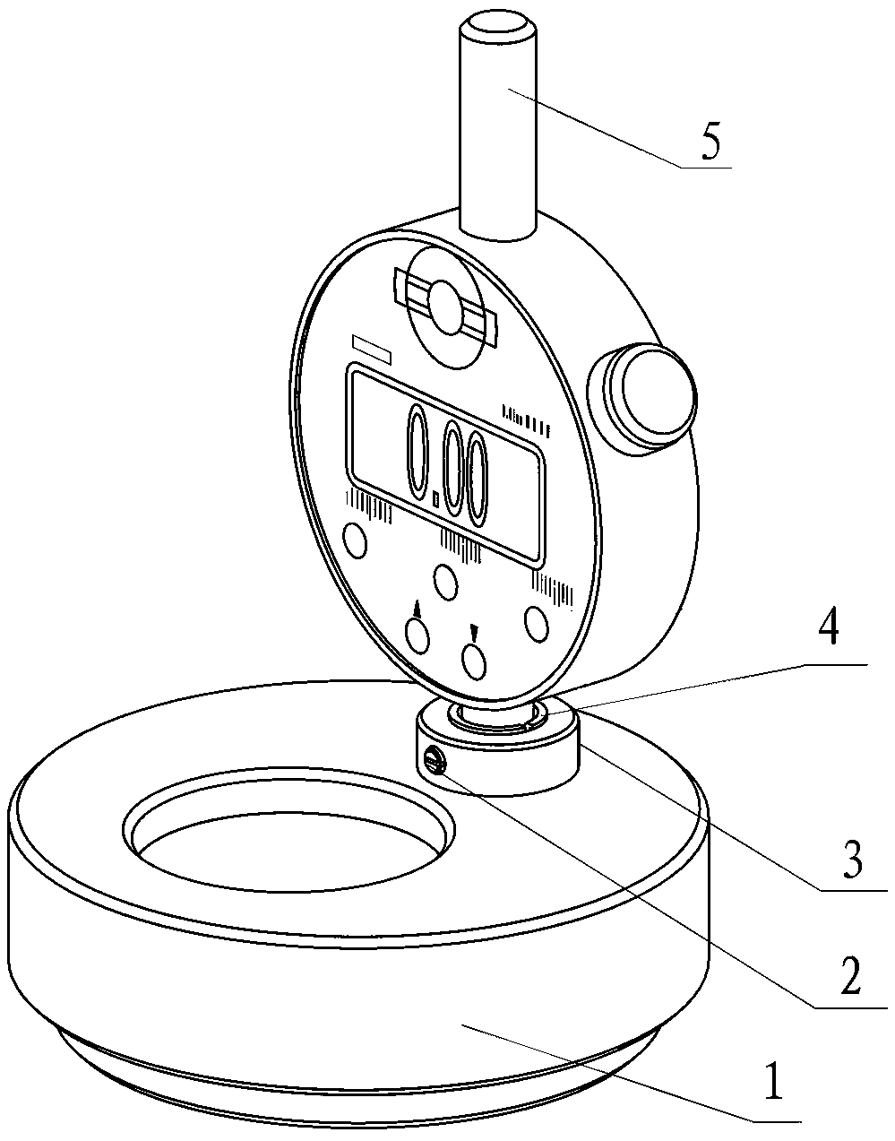 Coupling height measuring scale