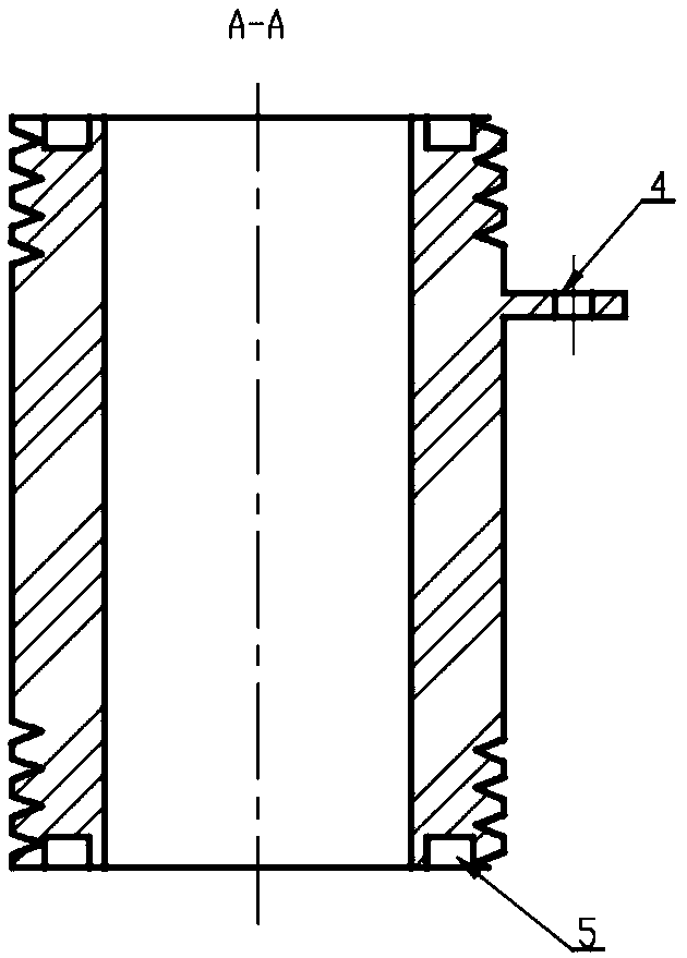 A tubular equipotential electrode for a converter valve