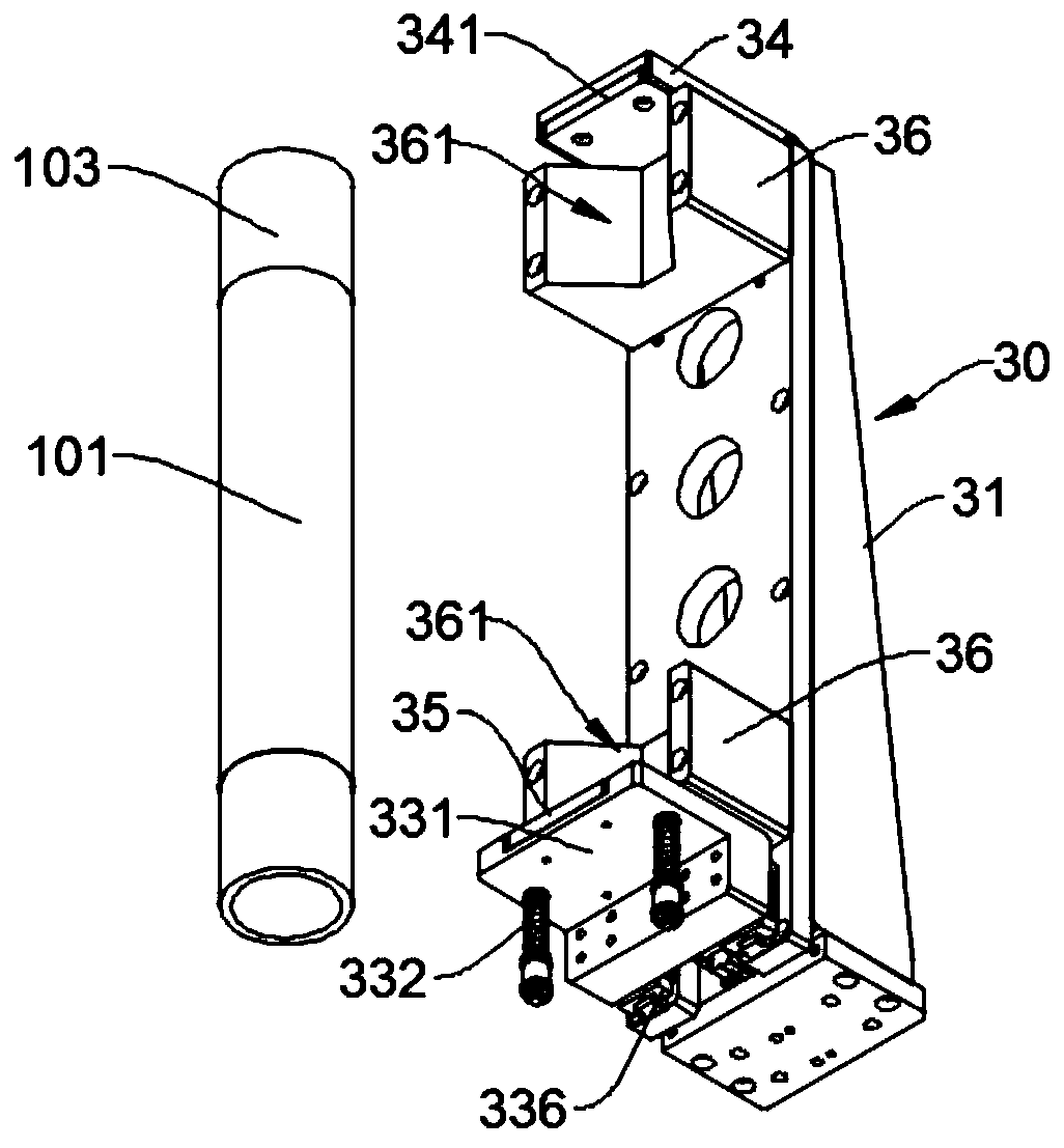 Rotary table type automatic pasting equipment