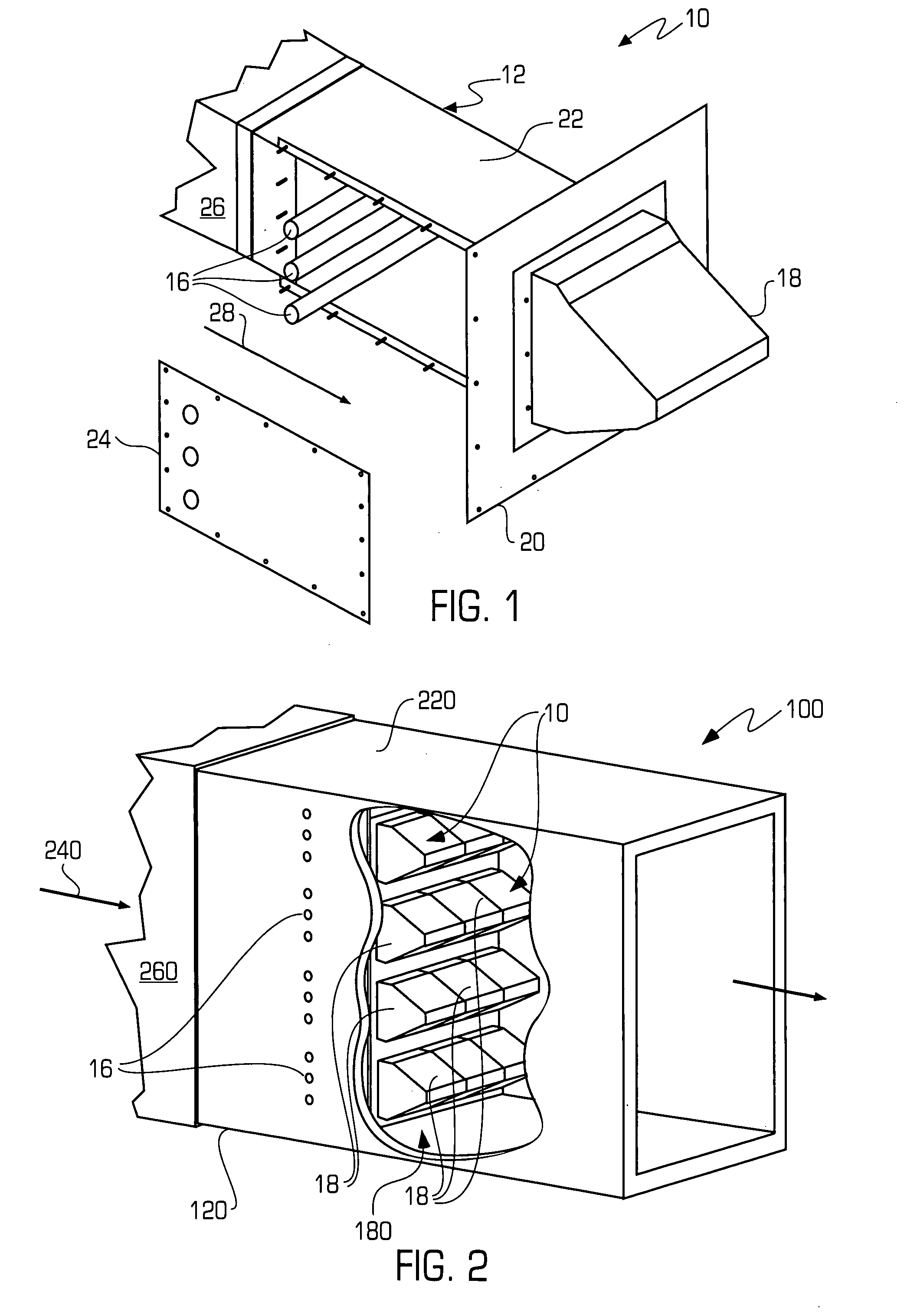 Premixed duct burner