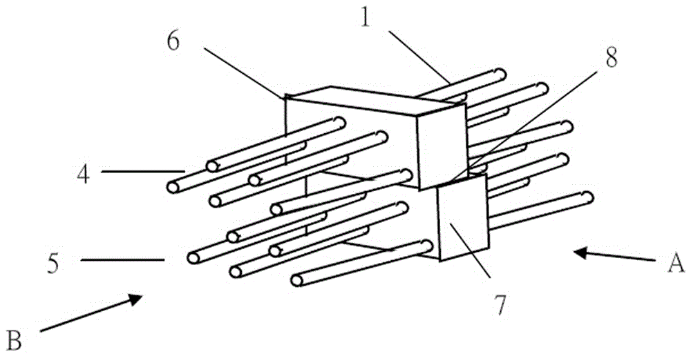 Heating furnace with coil pipes capable of being pulled away