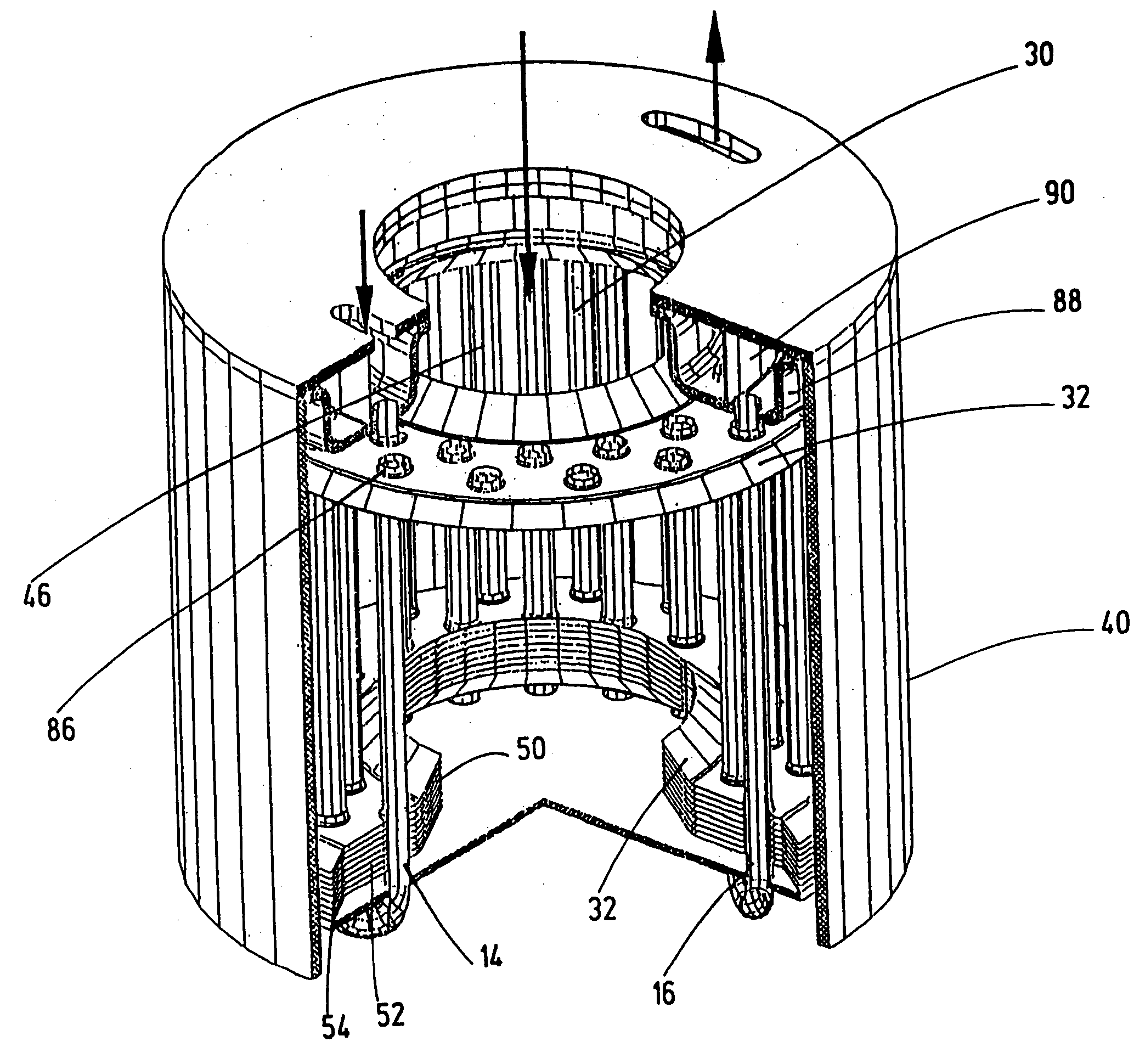 Cooler and method of cooling a medium