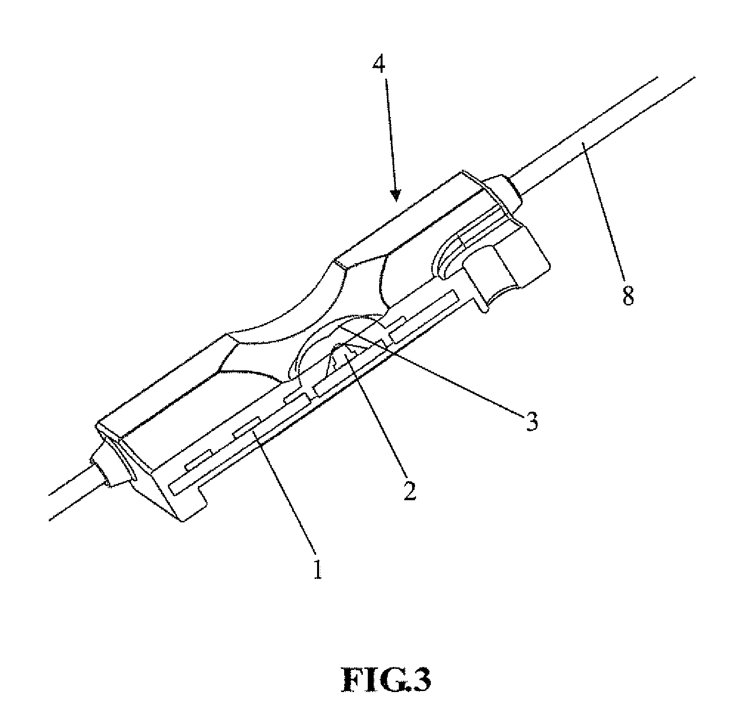 Light emitting module and backlight lighting lamp chain comprising the same