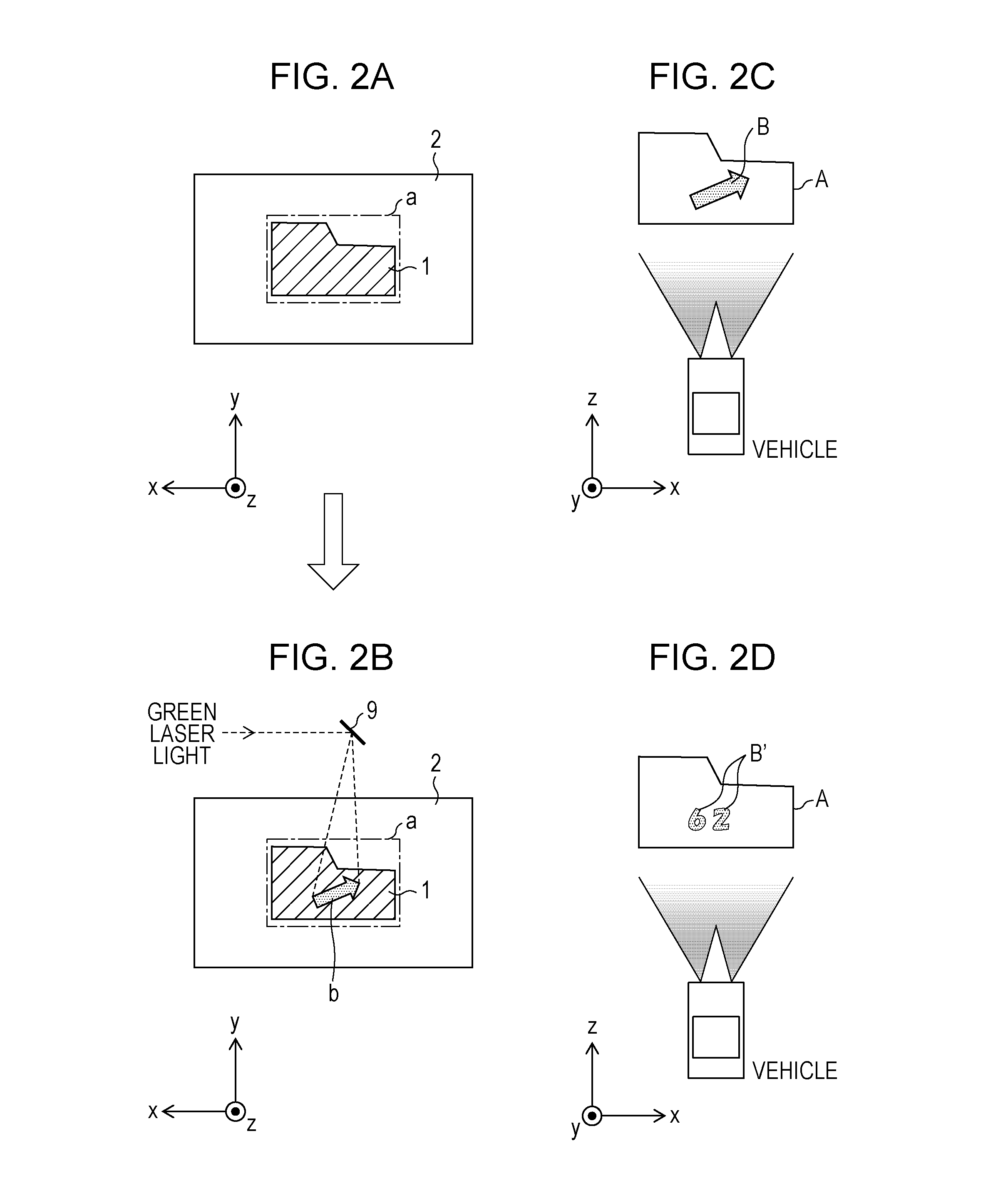 Illuminating apparatus, vehicle headlamp and control system of vehicle headlamp