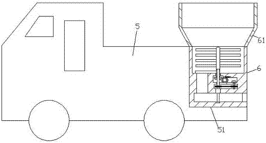 Vehicle-mounted fertilizing device