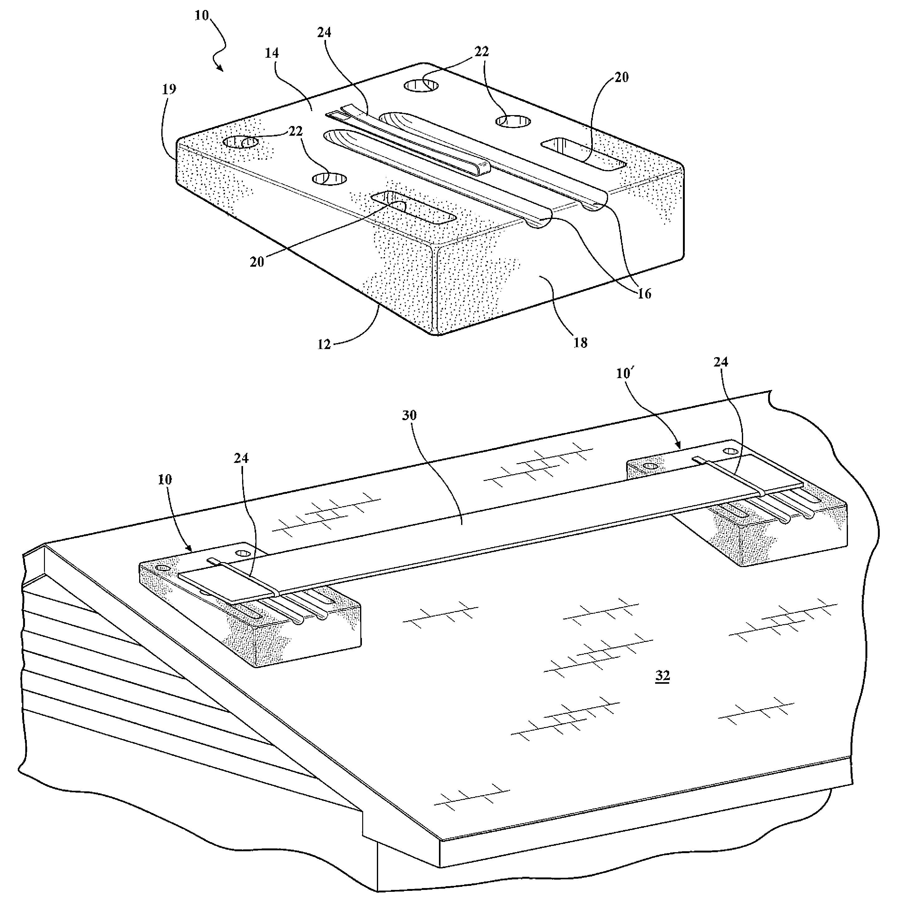 Roofer's cushion bridge combination using same