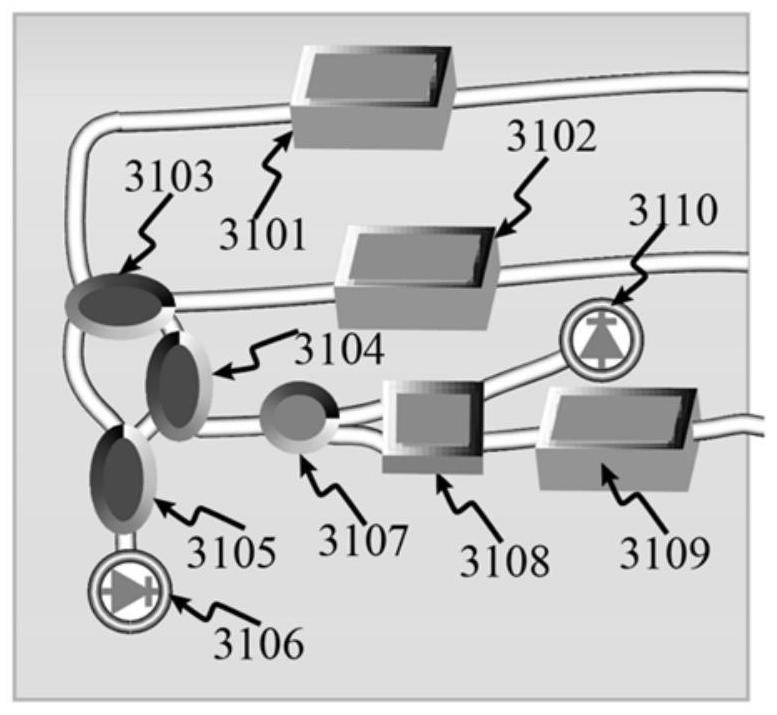 Silicon-based integrated optical frequency transfer system