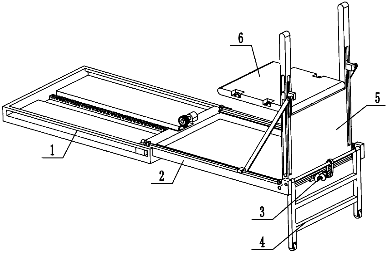 Container loading and unloading device for port logistics