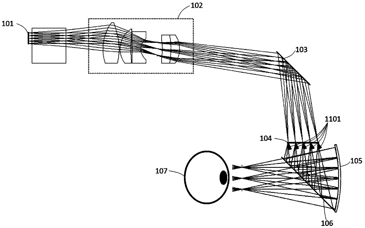 Rear projection augmented reality display system capable of eliminating bright spots