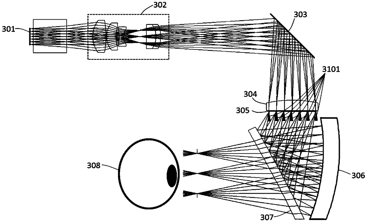 Rear projection augmented reality display system capable of eliminating bright spots