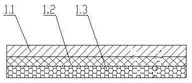 Three-dimensional high-fitting-degree moisture-absorbing and filtering gauze mask