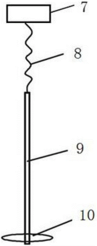 Simple hydrological-hole dredging device