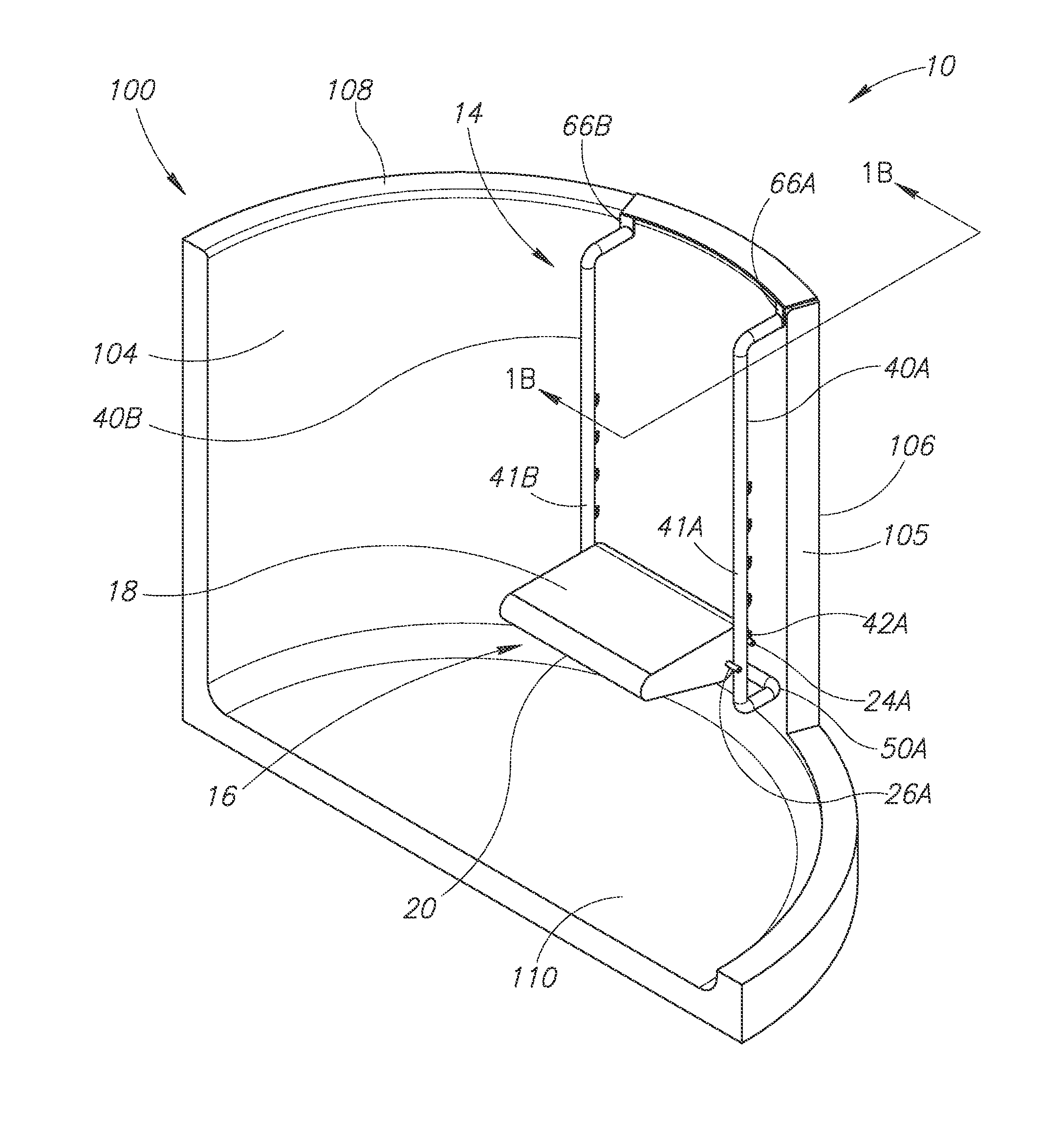 Foldable hot tub seat