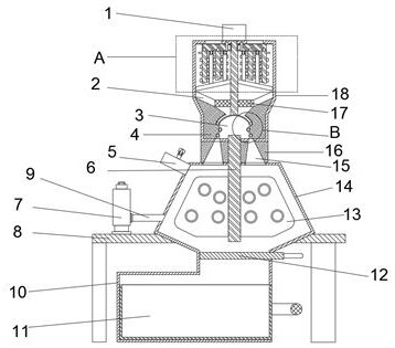 Device for continuously preparing graphene slurry and using method