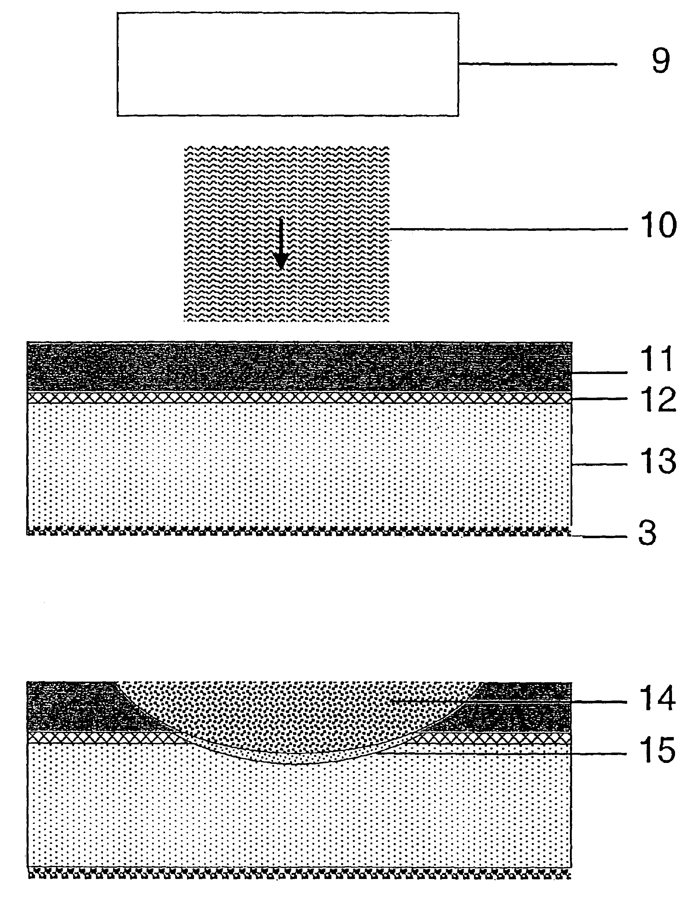 Method of producing a semiconductor-metal contact through a dielectric layer