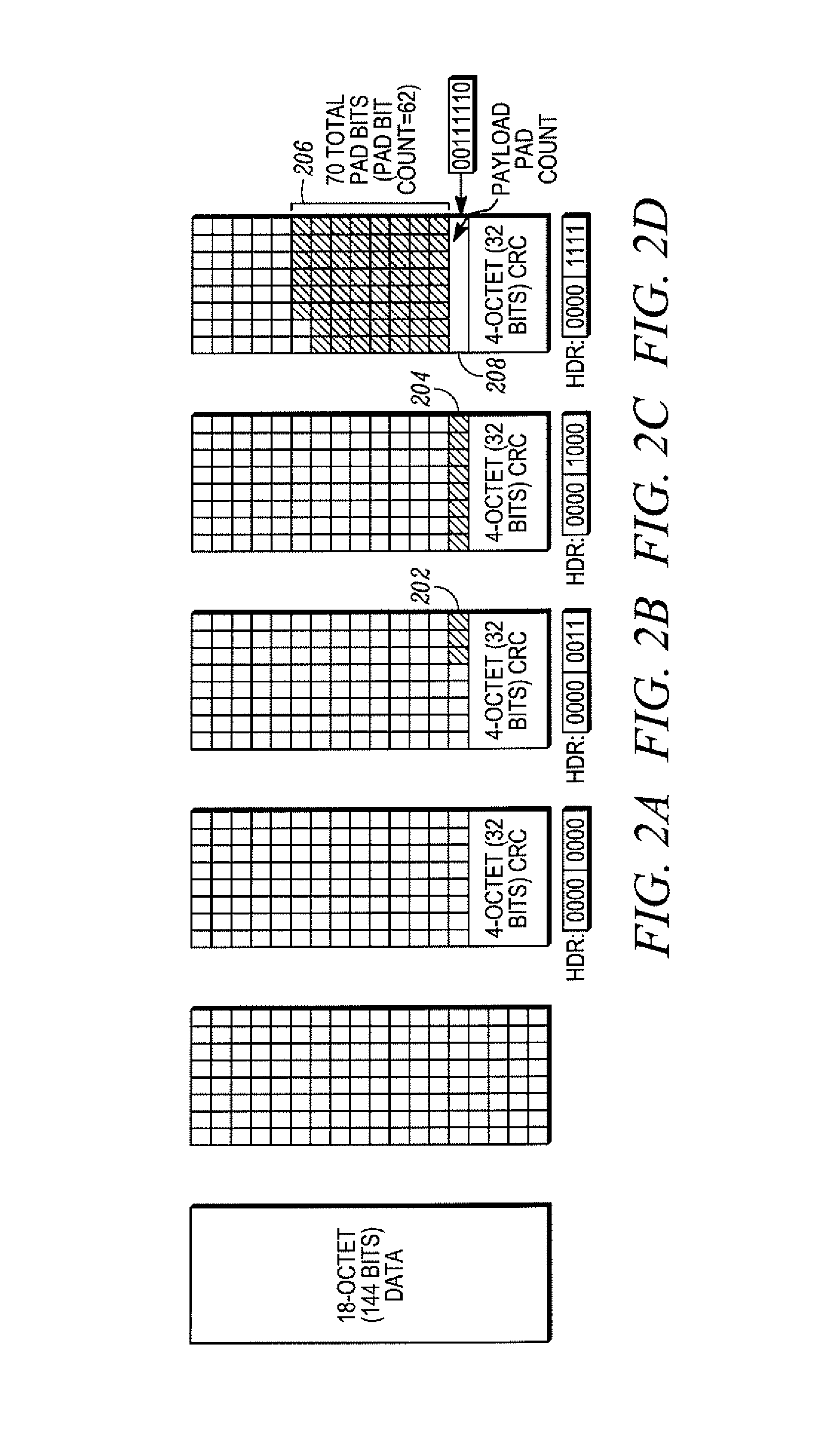 Method for indicating padding in a digital mobile radio system