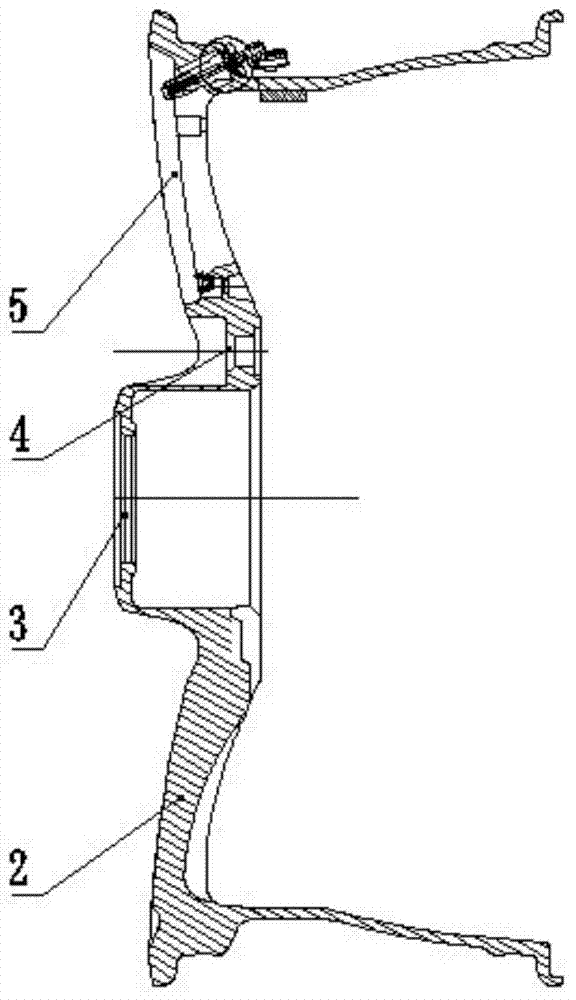 Automobile wheel with inserts and installation method of inserts