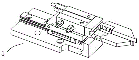 Metal reed one-time forming device used for patch panel