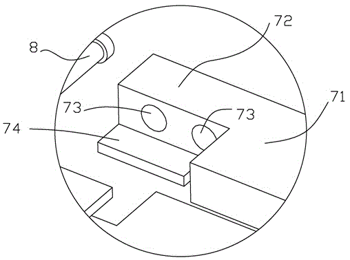 Metal reed one-time forming device used for patch panel