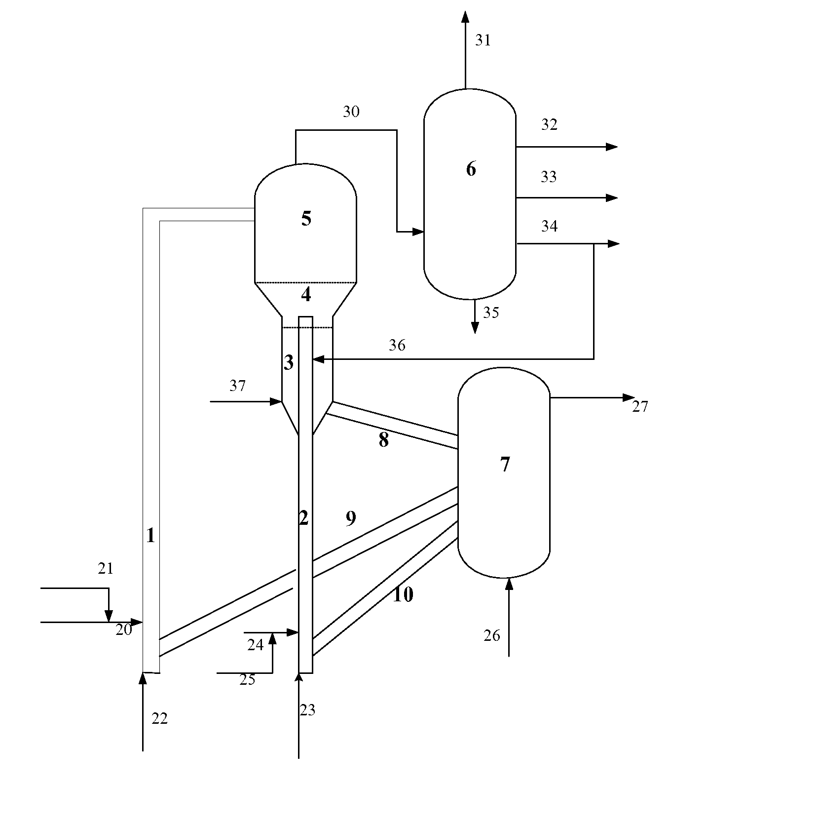 Catalytic cracking apparatus and process