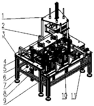 Automatic slitting equipment for electronic digital detonator chip