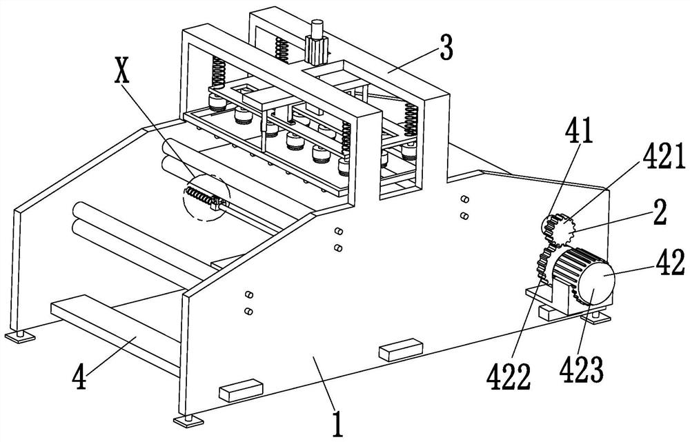 Self-adhesive label manufacturing die-cutting machine and die-cutting method