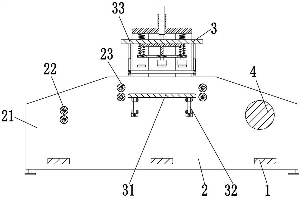 Self-adhesive label manufacturing die-cutting machine and die-cutting method