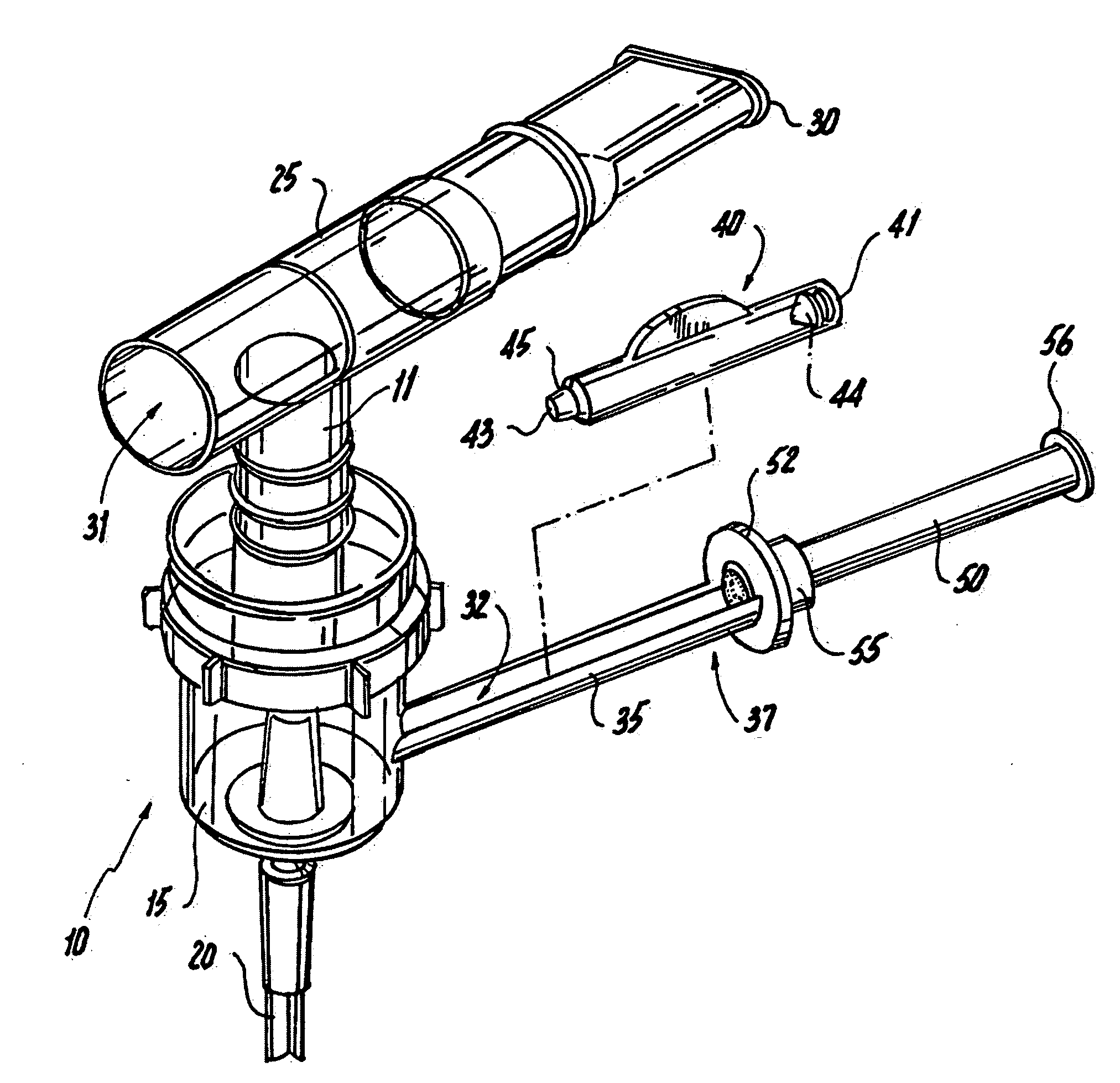 Semi-automatic emergency medication dose nebulizer