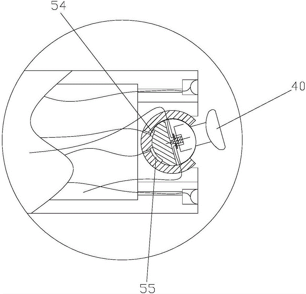 Examination device for otorhinolaryngological department