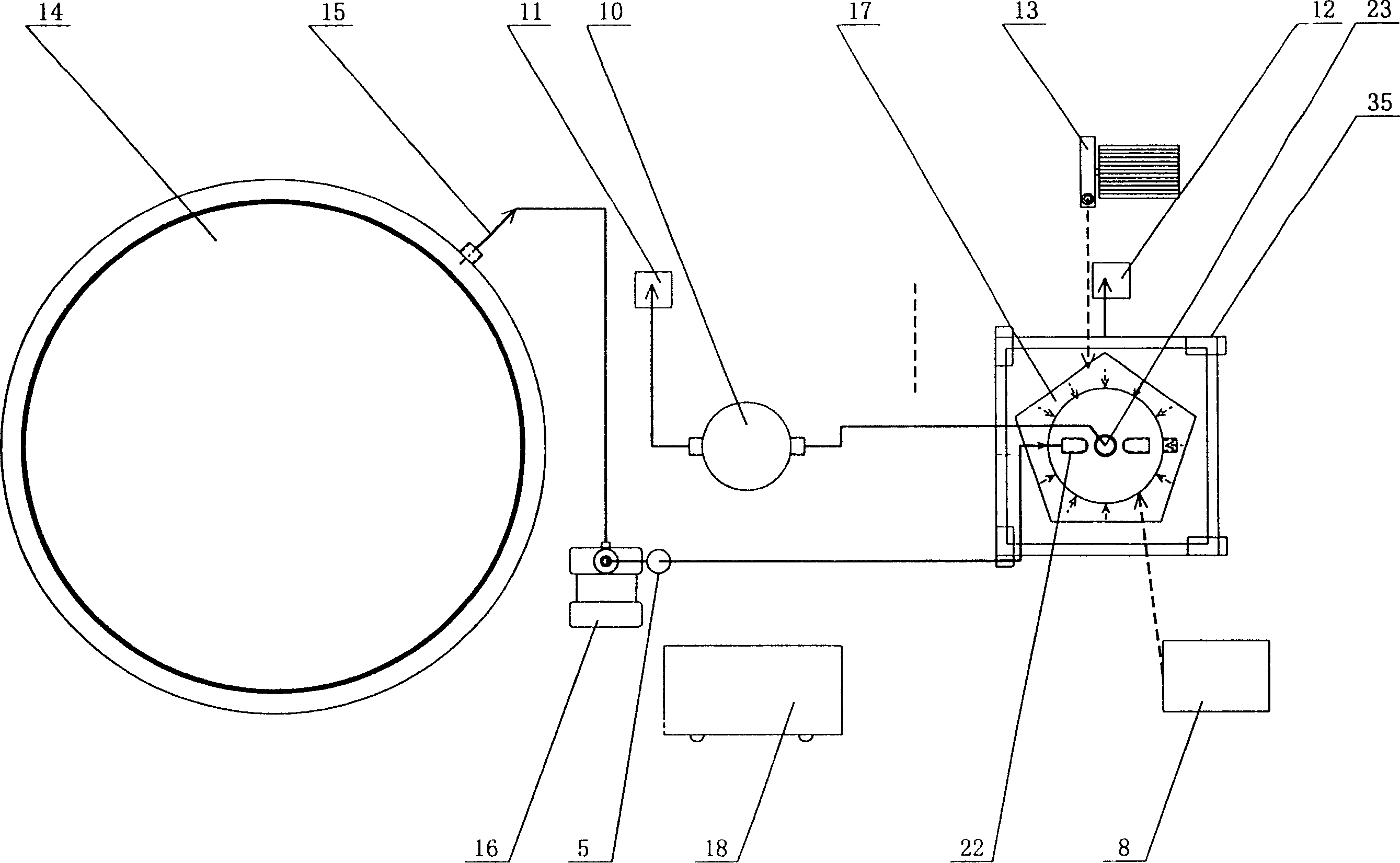 Microwave catalytic oxidation process and apparatus for treating waste water containing hard-to-degrade organic matters