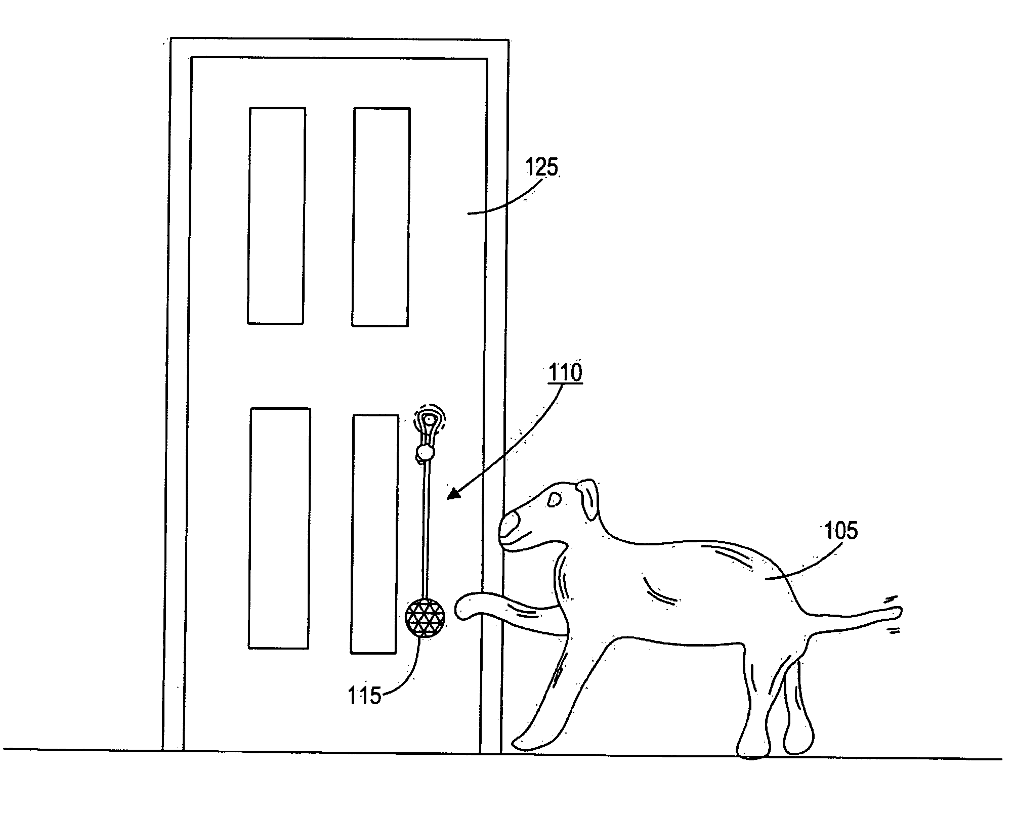 Animal training device and method