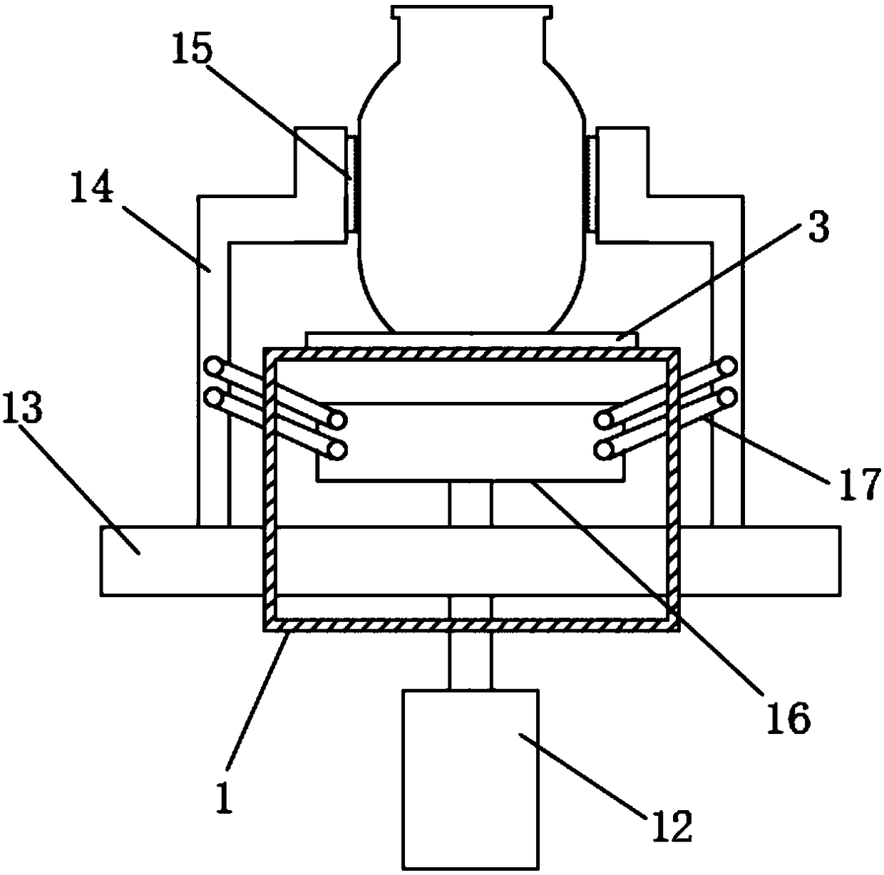 Cleaning device for sculpt artware inner walls