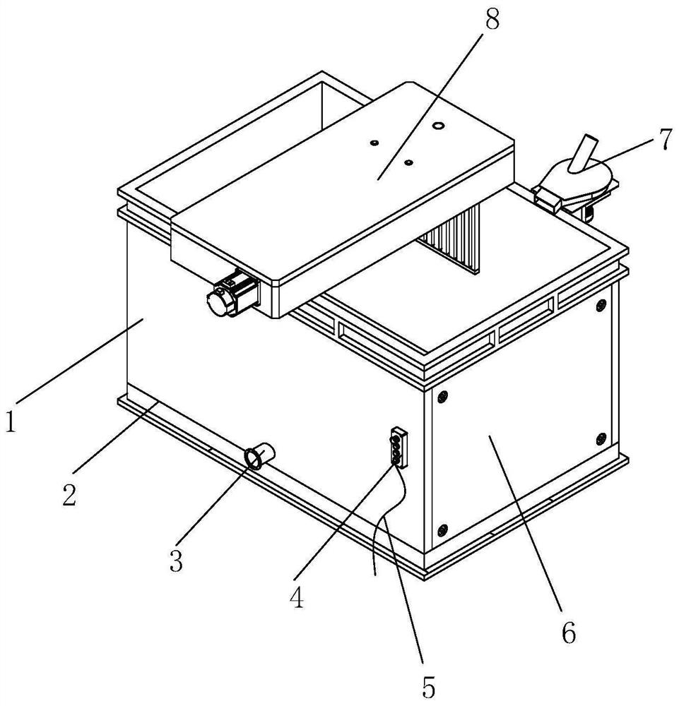 Efficient sterilizing device for medical antibacterial gloves