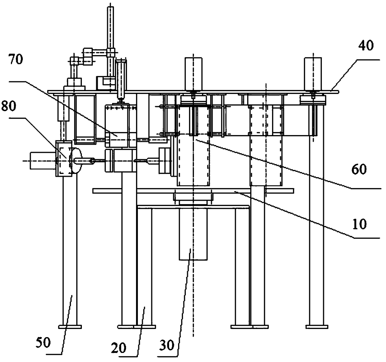 Piston wear-resistant inserted ring intelligent bagging machine and bagging method