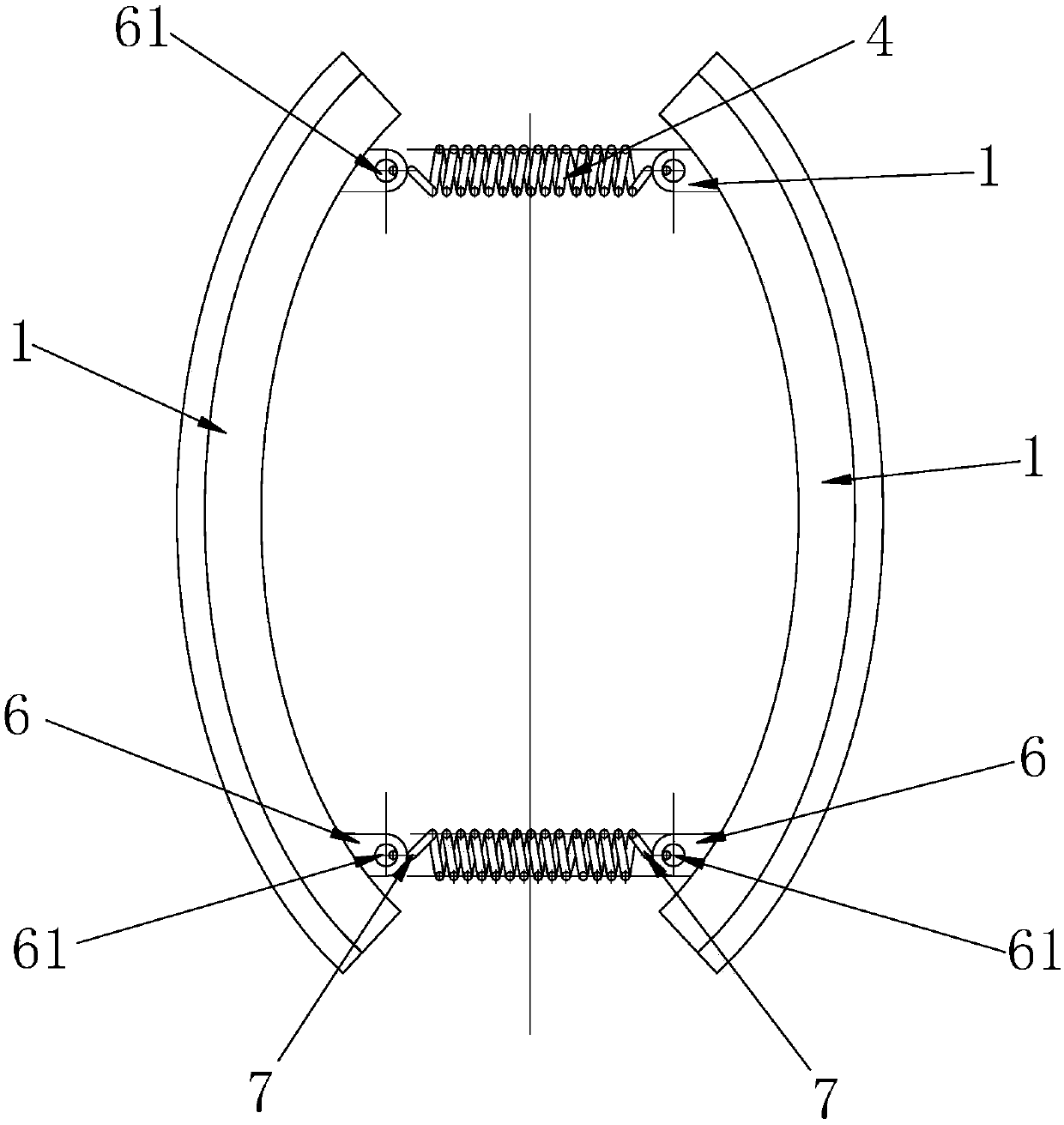 Device for storing yacht and using method of device