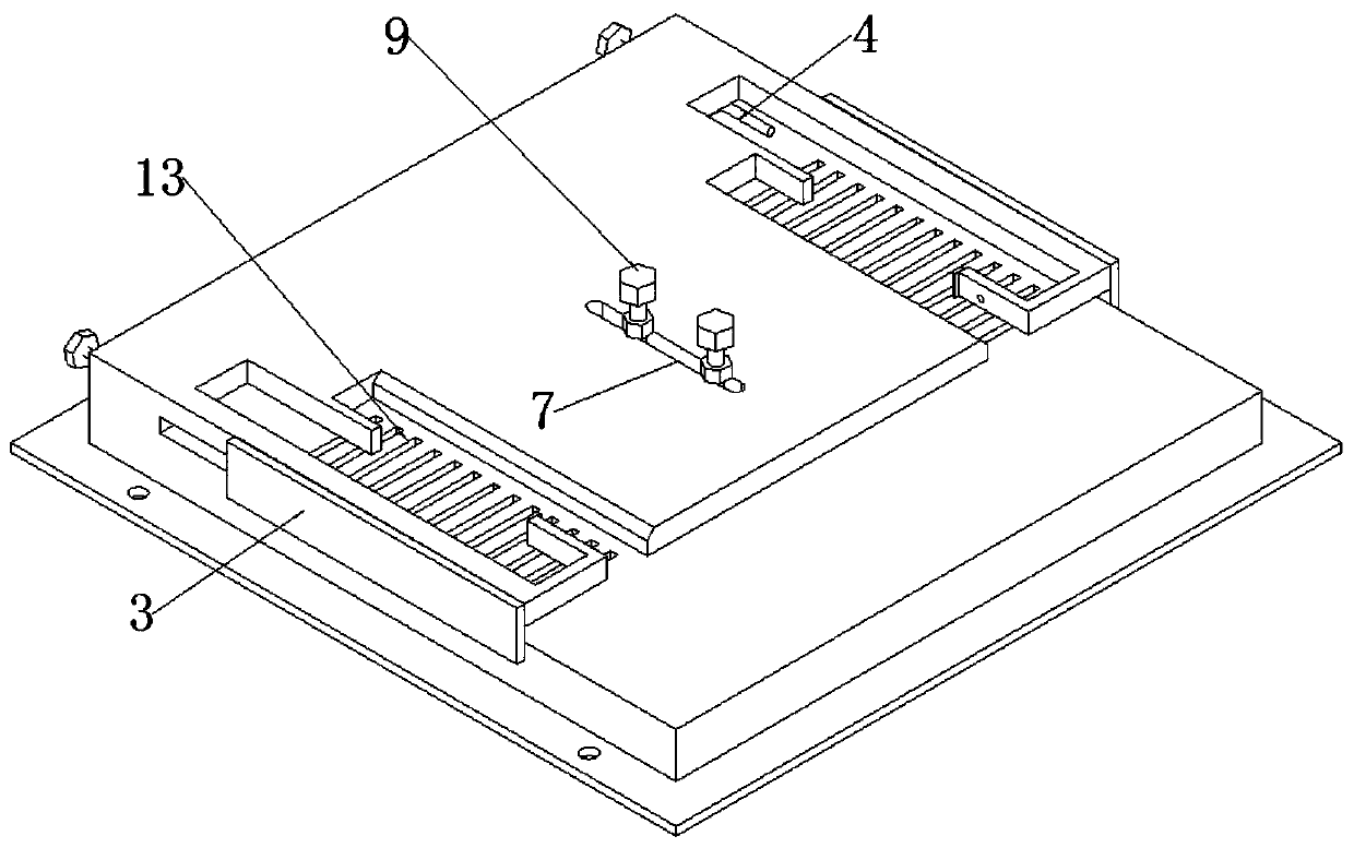 Machining fixture for turnover bracket