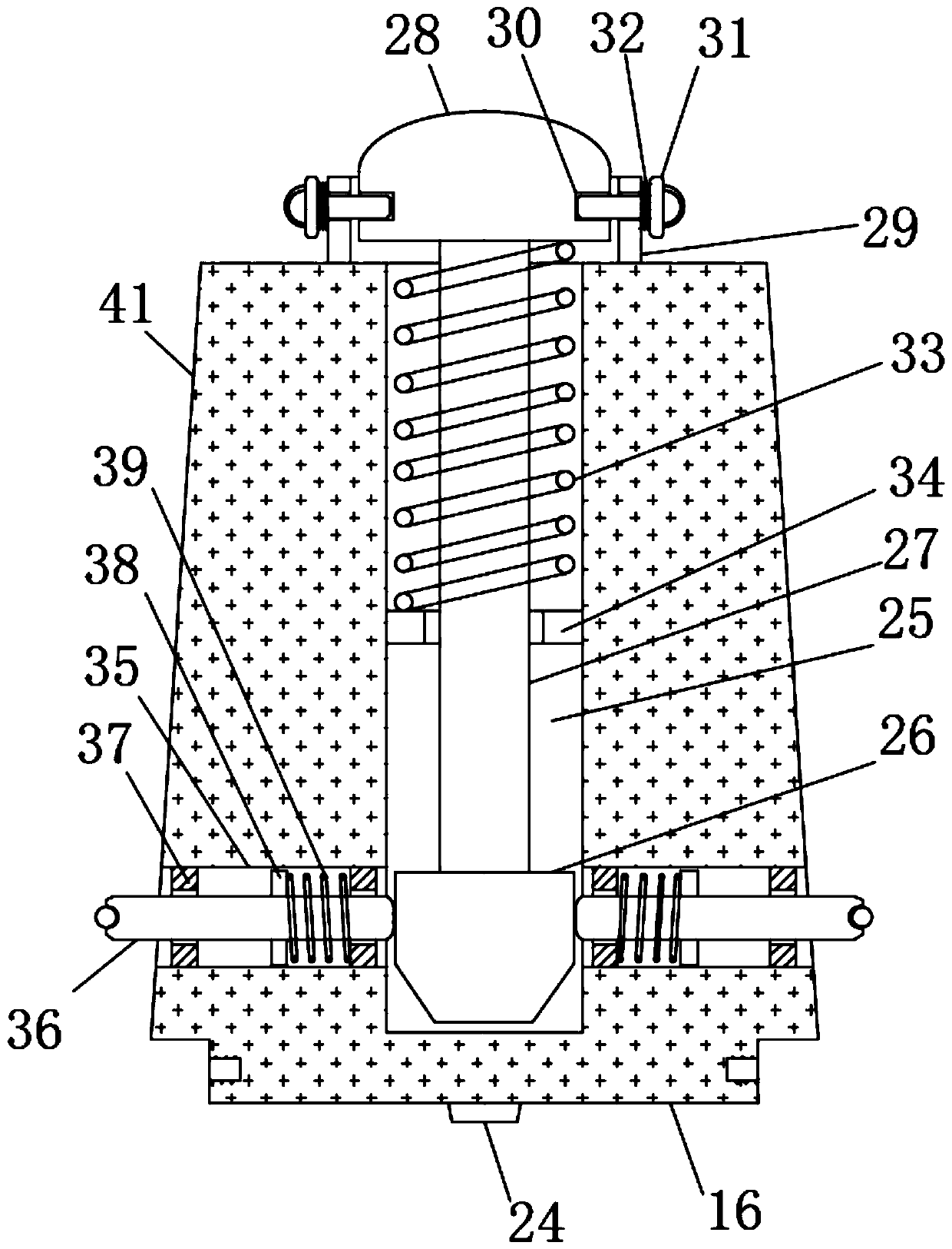 Rapid positioning device for textile machinery