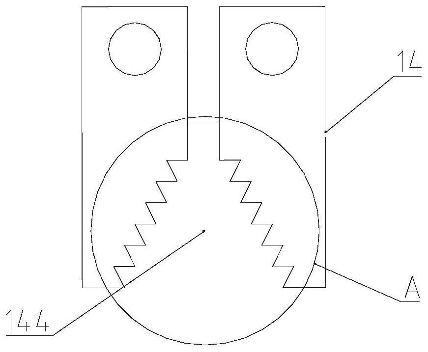 A clamp and button gasket automatic clamping installation device