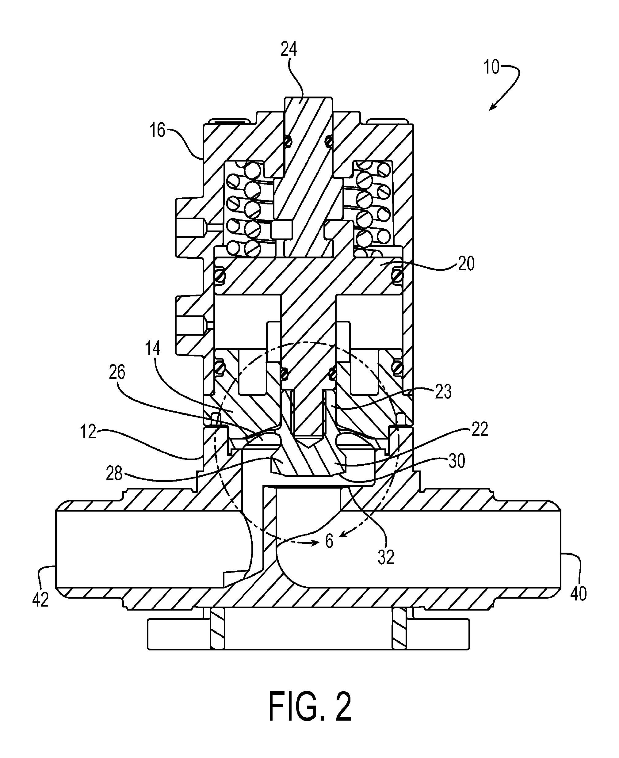 Diaphragm valve with dual point seal and floating diaphragm web