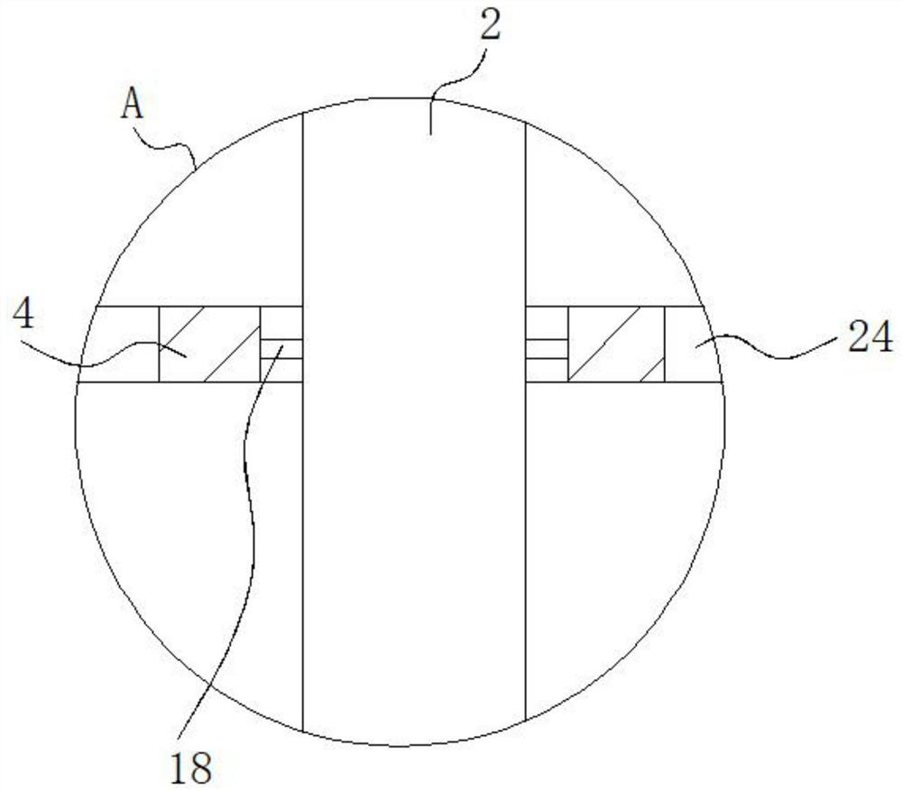 Filtering device for calcium carbide furnace gas treatment