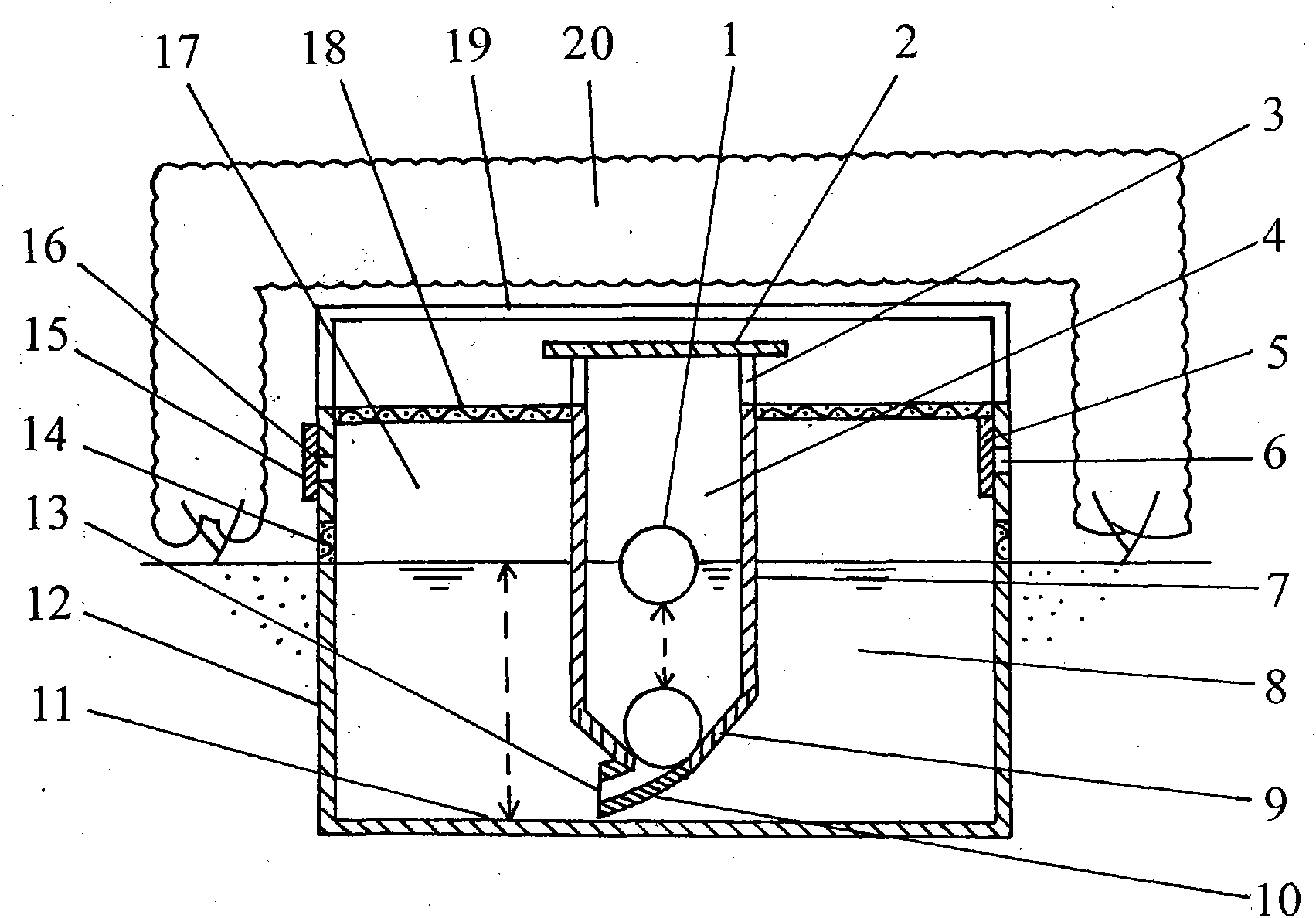 Light aedes trap device