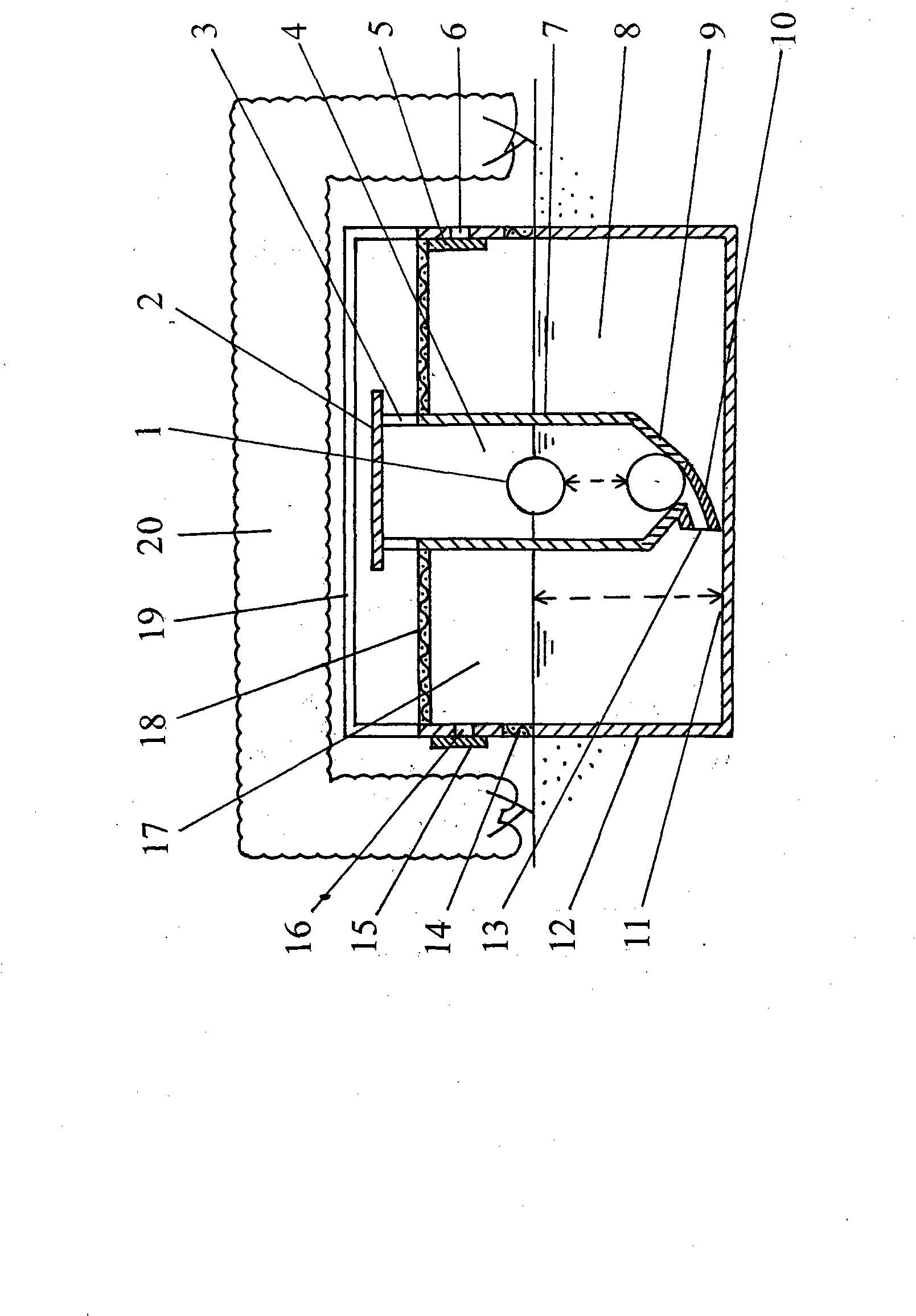 Light aedes trap device