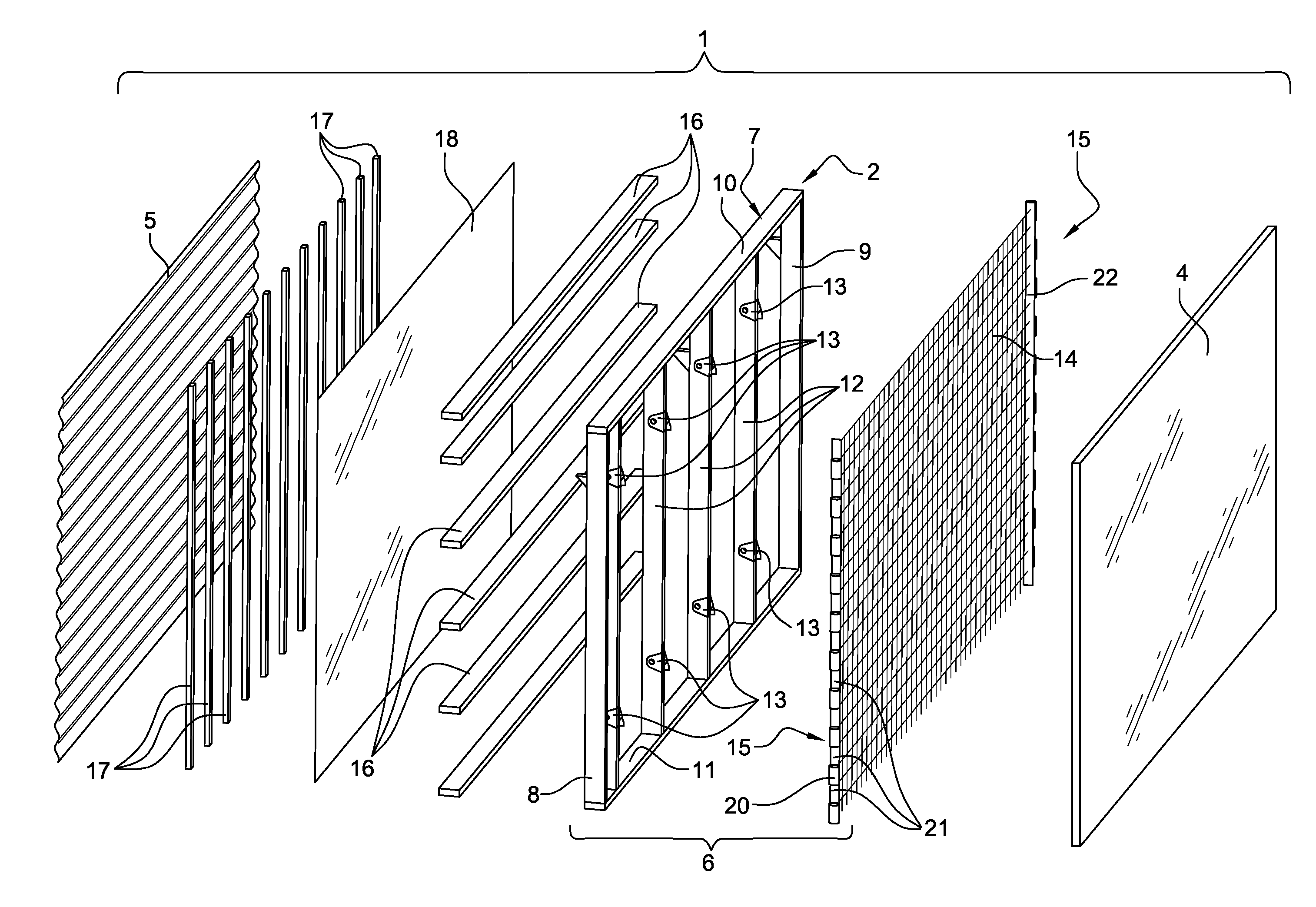 Method for Producing a Building Having a Prefabricated Wood Framework, and Resulting Building