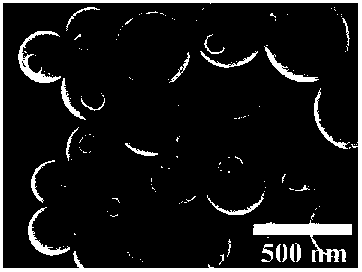 A kind of epoxy resin-silicon dioxide composite single hole janus hollow microsphere and preparation method thereof