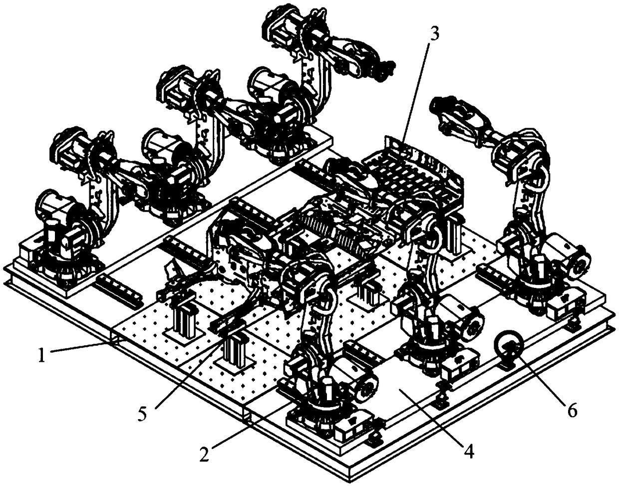 Universal matrix type flexible customized pre-batch prototype car trial-manufacture platform and method