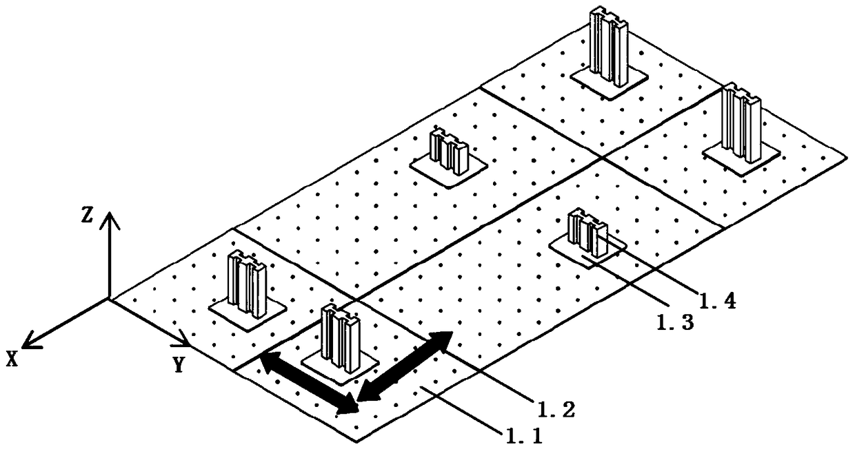 Universal matrix type flexible customized pre-batch prototype car trial-manufacture platform and method