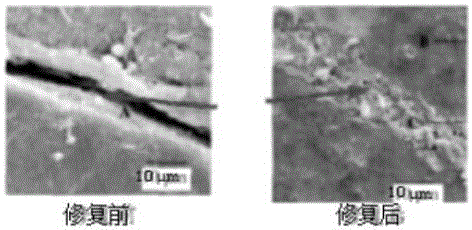 A self-healing electric heating coating for interior walls of buildings