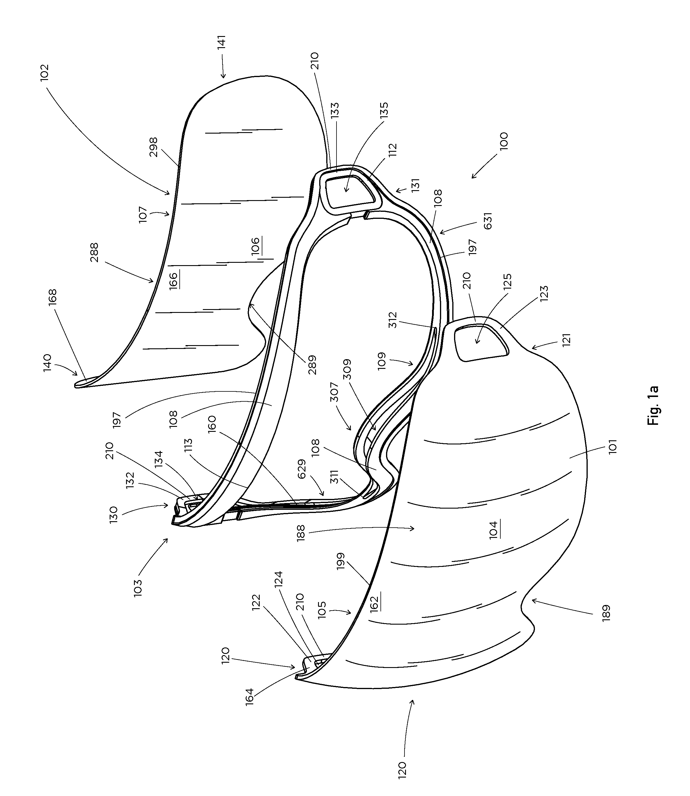 Multi-pane, multi-geometry goggle eye-shield