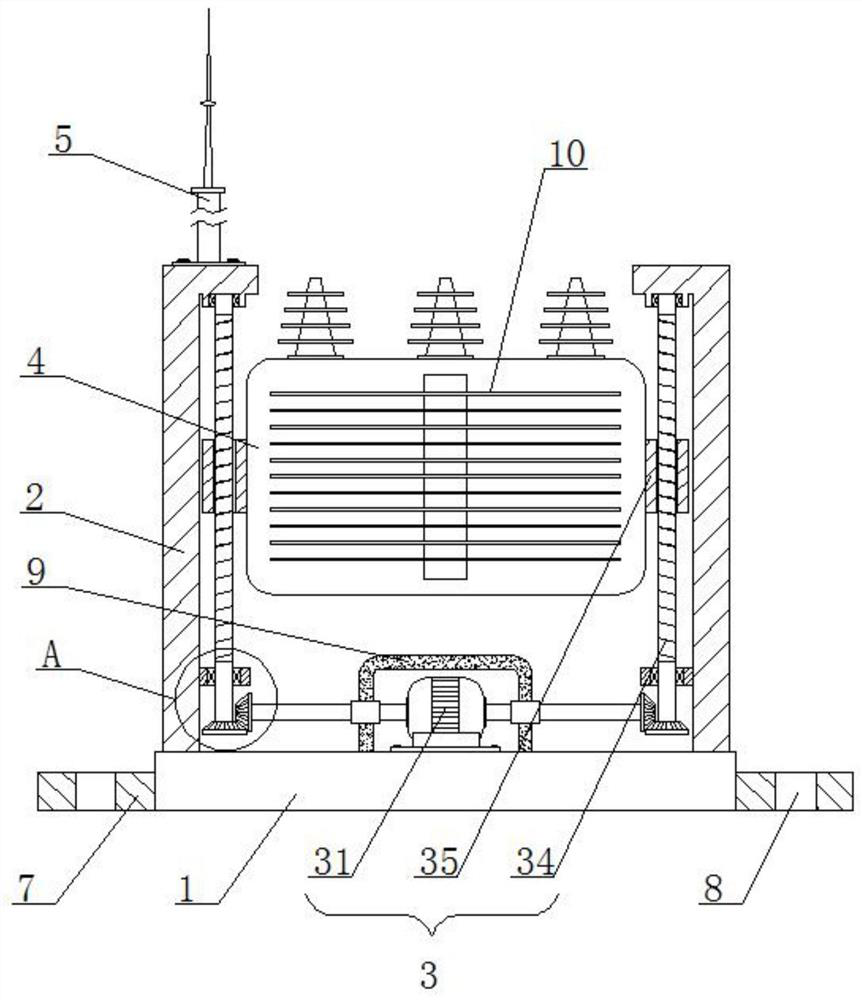 Intelligent power transmission and distribution equipment with lightning protection function