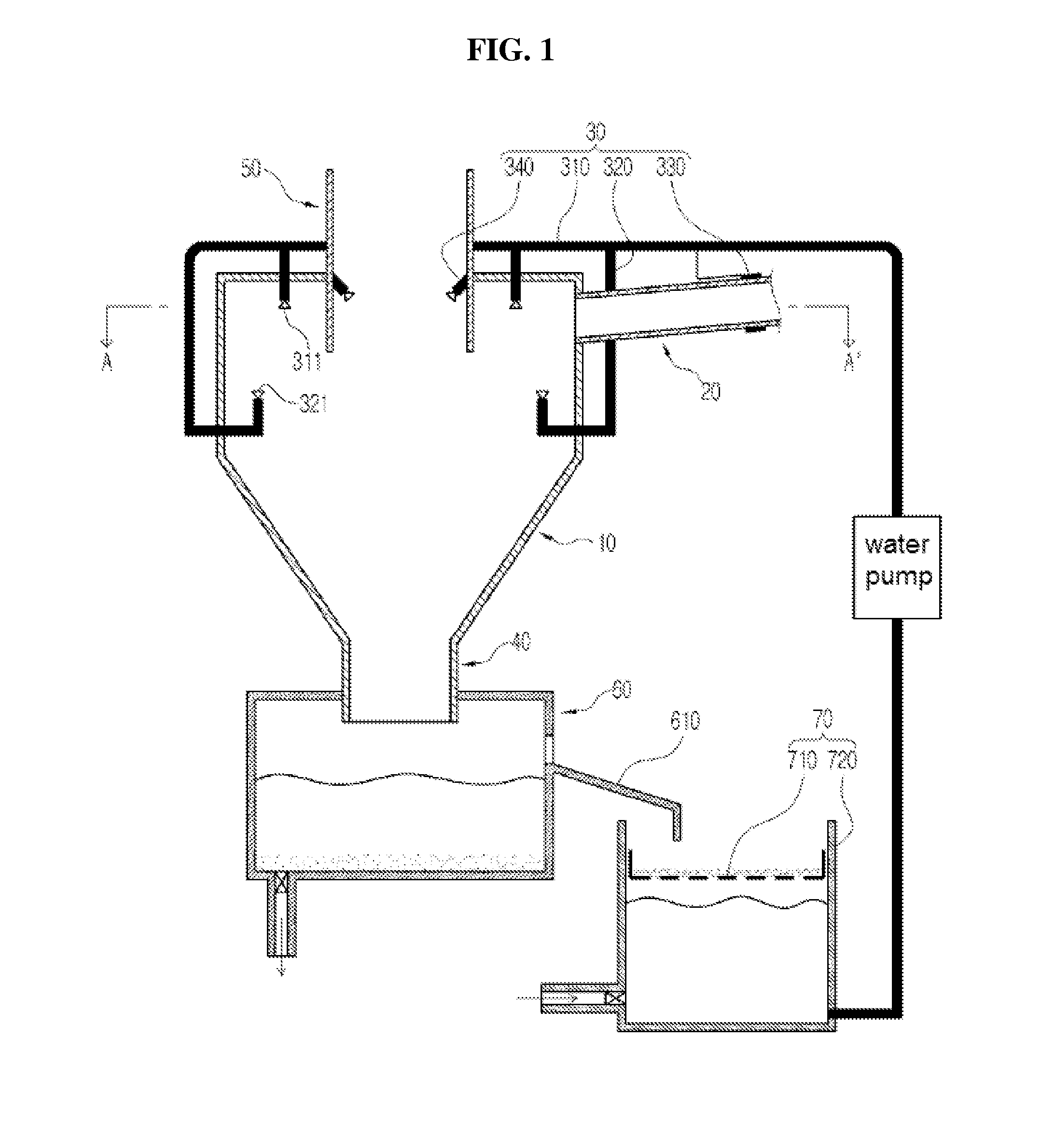 A flushing precipitator